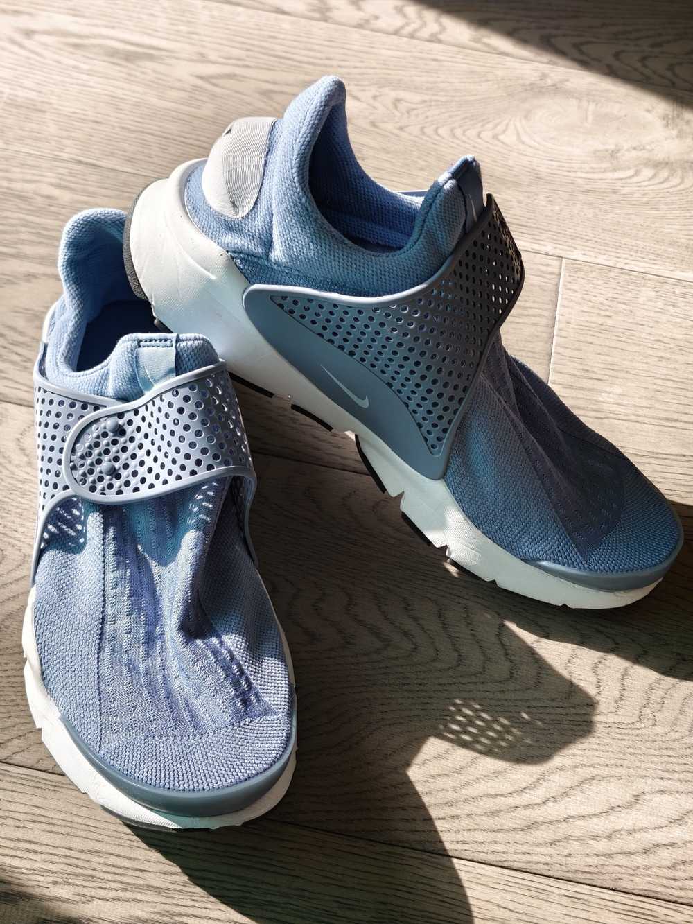 Nike Sock Dart Slip-On Sneakers in Light Blue